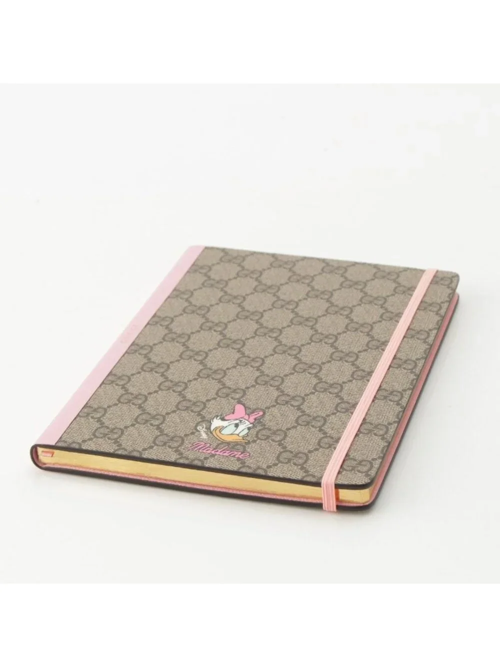 Gucci Disney GG Supreme Canvas Daisy Duck Notebook Agenda